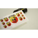 Fiat Abarth Logo 3M 3D Damla Silikon Torpido Bagaj Çamurluk Logo