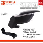 Fiat Albea 2002 2012 Çelik Ayaklı Gri Siyah Kol Dayama Kolçağı