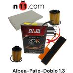 Fiat Albea Palio Doblo E41.3 Multijet Filtre Selenia Yağ 5W40 363829063