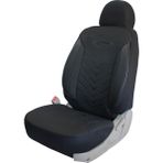 Fiat Albea Uyumlu Keten Kumaş Oto Koltuk Kılıfı - Siyah