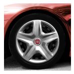 Fiat Amblemli Gri 4'lü Takım 119 15 İnç Jant Kapağı