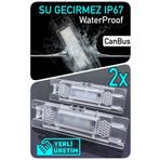 Fıat Brava Hatchback 1995-2003 Canbus LED Plaka Aydınlatma Ledi Lambası LED Edıtıon