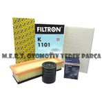 Fiat Doblo 1.4 Benzinli Filtre Bakım Seti 2005-2010 OPAR + BOSCH