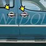Fiat Doblo 12 Parça 2000 2010 Paslanmaz Çelik 4 Kapı Krom Kapı Kolu
