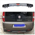 Fiat Doblo 2 Arka Tampon Difüzörü Gri 4 Çıkış Plastik