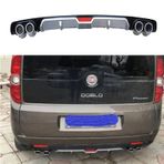 Fiat Doblo 2 Difüzör Arka Tampon Eki 4 Egzoz Çıkışlı