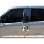 Fiat Doblo 2 İcin Cam Citasi 4 Parca Krom 2010 Ve Sonrasi