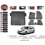 Fiat Doblo 2014 Model Maxi 3D Bagaj Havuzu+4d Havuzlu Paspas Seti - Siyah