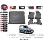 Fiat Doblo 2018 Model 3D Bagaj Havuzu+4d Havuzlu Paspas Seti - Siyah