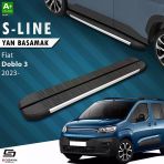Fiat Doblo 3 S-Line Aluminyum Yan Basamak 203 Cm 2023 Üzeri A+ Kalite