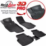 Fiat Doblo 3D Paspas 2001-2009 Siyah Redline PRO