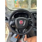 Fiat Doblo 4 Kaplama Deri Direksiyon Kılıfı Siyah
