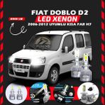 Fiat Doblo D2 2006-2012 Kısa Far Uyumlu Şimşek Etkili LED Xenon Performance Series H7 - Beyaz