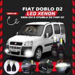 Fiat Doblo D2 2006-2012 Sis Farı Uyumlu Şimşek Etkili Led Xenon Light Series H1