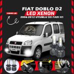 Fiat Doblo D2 2006-2012 Sis Farı Uyumlu Şimşek Etkili Led Xenon Premium Series H1