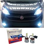Fiat Doblo D4 Led Xenon Kısa Far Ampulü H7 Duo Yeni Seri Beyaz 2015-2023 Uyumlu