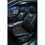 Fiat Doblo (Facelift 2015) 1.6 (105 Hp) Multijet 2016 Uyumlu Ttn Oto Koltuk Kılıfı Tam Set Siyah