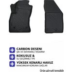 Fiat Doblo Panelvan 2017 Carbon Desen Havuzlu Paspas | Kaymaz & Koku Yapmaz