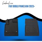 Fıat Doblo Panelvan 2023+ 3D Carbonline Araca Özel Paspas - Siyah