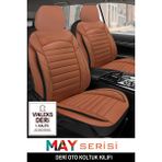 Fiat Doblo Panorama 1.3 Jtd Multijet 85 Hp 2009 Uyumlu Deri Kokma Terletme Yapmaz Tam Set Oto Koltuk Kılıfı Taba