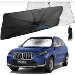 Fiat Doblo, Peugeot Rifter, Ford Tourneo, Opel Combo, Renault Express Uyumlu Oto Şemsiye - Tek Renk - Şeffaf