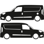 Fiat Doblo Ufak Sticker Yapıştırma Araba Stickerı 20cm