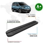 Fiat Doblo Yan Basamak Kısa Şasi 2024 Model ve Sonrası S-Line Siyah