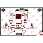 Fiat Ducato 2007- 2020 Torpido Konsol Trim Göğüs Maun Kaplama Set 29 Parça Maun