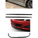 Fiat Ducato Düz Yan Marşpiyel Eki Ve 2 Parça Lip Siyah Ön Tampon Eki Set