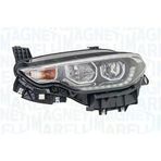 Fiat Egea 2015-2020 Motorlu Far Sol Led+Park+Ballast Nikelaj Çıtalı (Oem No (52145166)