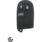 Fiat Egea 500X Jeep Grand Cherokee Wrangler Renegade Chrysler Silikon Anahtar Kılıfı (1ADET) - Siyah