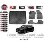 Fiat Egea Cross 2021 Model 3D Bagaj Havuzu+4d Havuzlu Paspas Setii Uyumlu - Siyah