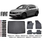 Fiat Egea Cross 2021 Model Stepneli Bagaj Havuzu Araca Özel Siyah Kokusuz Havuzlu Paspas Takımı