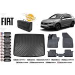 Fiat Egea Cross 2021 Model Tamir Kitli Bagaj Havuzu+4d Araca Özel Havuzlu Paspas Takımıı Riceuyumlu - Siyah