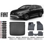 Fiat Egea Cross Vagon 2025 Üst Bagaj Havuzu Araca Özel Siyah Extra Havuzlu Paspas Takımı