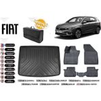 Fiat Egea Hatchback 2019 Model Tamir Kitli Bagaj Havuzu+4d Araca Özel Havuzlu Paspas Takımıı Rice - Siyah