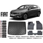 Fiat Egea Hatchback 2023 Model Tamir Kitli Bagaj Havuzu Araca Özel Siyah Extra Havuzlu Paspas Takımı
