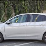 Fiat Egea HB Paslanmaz Çelik 4 Parça Krom Cam Çıtası