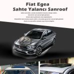 Fiat Egea Parlak Siyah Yalanci Cakma Sahte Sunroof