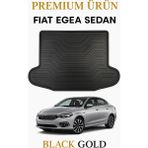 Fiat Egea Sedan Bagaj Havuzu 2015-2025 Uyumlu 3D Premium - Siyah