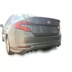 Fiat Egea Sedan İcin (2015 - 2018) Arka Tampon Eki - Difuzor (Plastik)