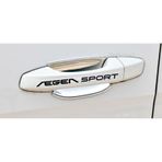 Fiat Egea Sport İçin Uyumlu Aksesuar Kapı Kolu Sticker Set 8 Adet 10 X 1,5 Cm