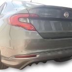 Fiat Egea Uyumlu Sedan (2015 - 2018) Arka Tampon Eki - Difüzör (Plastik)