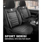 Fıat Fıorıno 2008- Uyumlu Oto Koltuk Kılıfı Sport Serisi Jakar - Kırmzı - Tek Ebat - Kırmızı