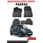 Fiat Fiorino 2021 Model Araca Özel Havuzlu Paspas Takım - Siyah