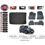 Fiat Fiorino 2024 Model 3D Bagaj Havuzu+4d Havuzlu Paspas Setii - Siyah