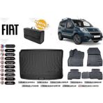 Fiat Fiorino 2024 Model Bagaj Havuzu+4d Araca Özel Havuzlu Paspas Takımıı Rice - Siyah