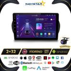 Fiat Fiorino 2+64GB Kablosuz Carplay 2008-2017 Android 13 Navigasyon Multimedya Sistemi