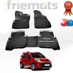 Fiat FİORİNO 3D Havuzlu Paspas 2007-2020 Arası Siyah 4 Parça Friemats
