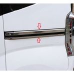 Fiat Fiorino Krom Sürgülü Kapı Çıtası 4 Parça P.çelik 2008 ve Sonrası